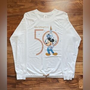✨ Disney Parks 50th Anniversary Mickey Sweatshirt – Size Large ✨